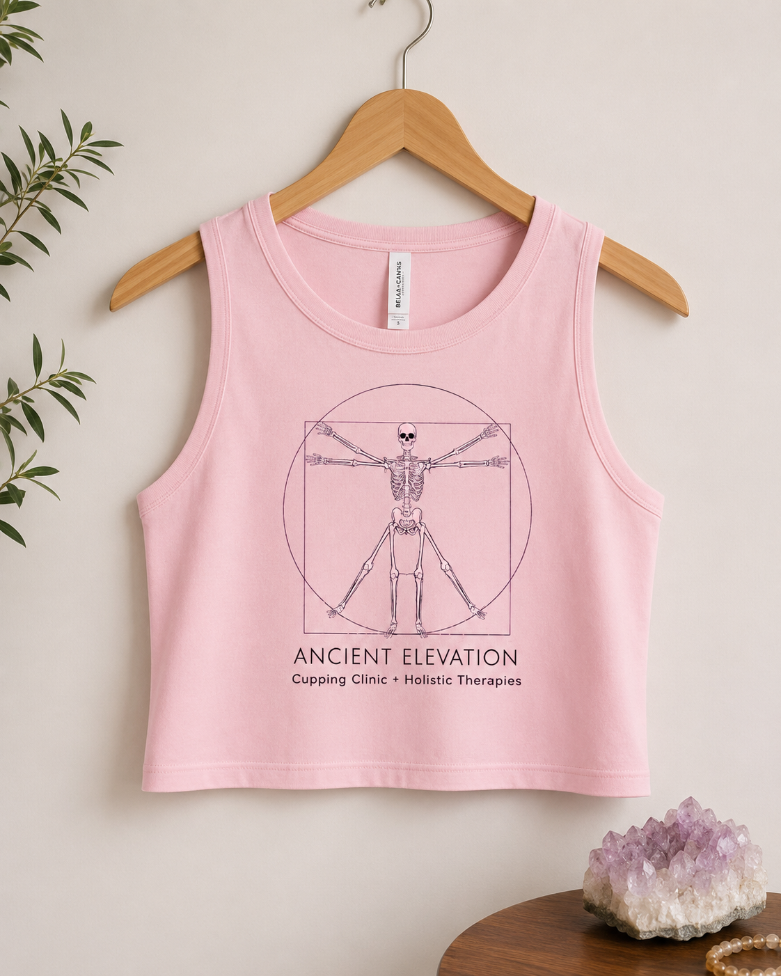 Pink Cropped Tank